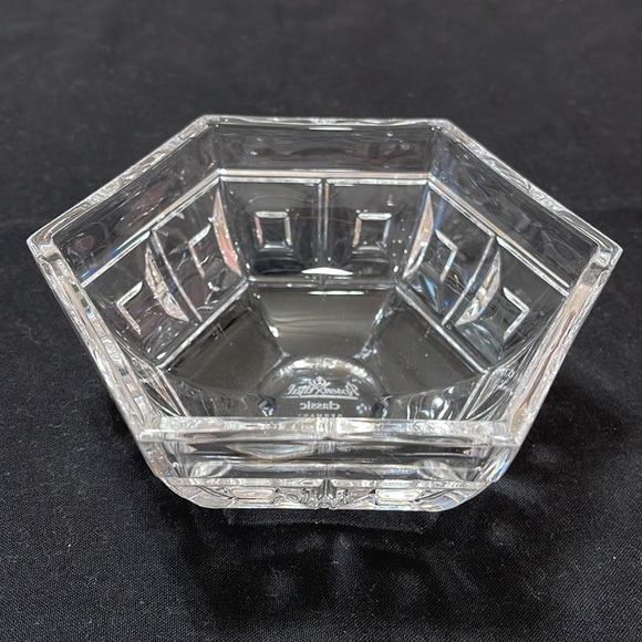 VINTAGE ROSENTHAL CRYSTAL DOMUS PATTERN CANDY OR TRINKETS BOWL - Picture 4 of 7